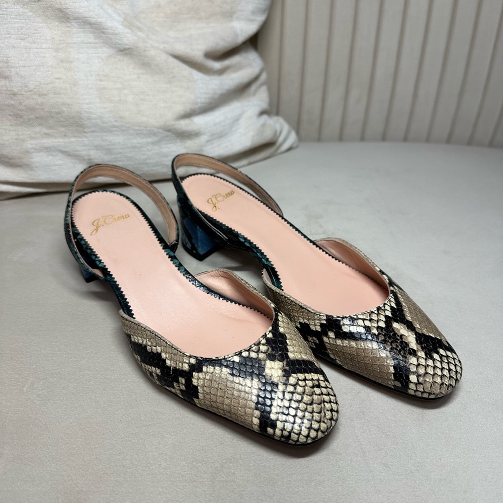 J. Crew Women's Snakeskin Pattern Shoes
